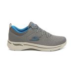 Skechers Go Walk Arch Fit - Clinton Walking Lace Up Mens Shoe Grey - 216254-GRY