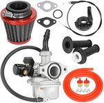 YOXUFA PZ19 Carburetor 19mm Carb Air Filter Kit for 50cc 70cc 90cc 110cc 125cc 4 Stroke TaoTao Baja Coolster Apollo SSR Xmotos X-Pro Thumpstar Chinese Pit Dirt Bike ATV 4 Wheeler Quad Go Kart Parts