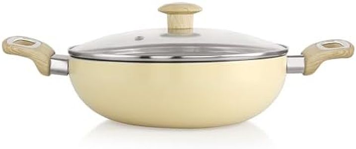 COOKWELL Non Stick Kadai 2.5L Stir-Fry Pan (German Microcrystal Technology) (Granite)