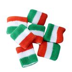 GR DESIGN® Stretchable Three Colour Wrist Band | Hand Band for Independence Day and Republic Day Celebration for Adults (Pack of 6)