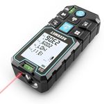 ACEGMET Laser Measure, 229ft/70m Laser Measurement Tool, S9 Room Laser Measuring Tool with 2 Bubble Levels, LCD Backlit Display, IP54 Waterproof, Pythagorean Mode for Distance, Area, Volume