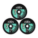 LEKOMESH HSS Circular Saw Blade - 3In/75mm x Arbor 3/8In/10mm Cutting Discs for Wood, Copper, Aluminum, Plastic and Soft Metal