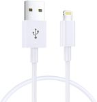 iPhone Charger Cable 1M [Apple MFi Certified] Lightning to USB Cable Lead 3 Foot, 2.4A Fast Charging Cable for iPhone 14 13 12 11 Pro Max XS XR X 8 7 6 Plus 5, iPad and iPod