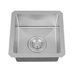 Yutong 18-Gauge Single Bowl Stainless Steel Bar Sink (UM12X12X5.5)