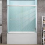 GETPRO Sliding Tub Shower Door 56-6