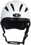 Tipperary Equestrian Horse Riding Helmet - Sportage - Lightweight Cooling Horseback Riding Apparel - Safety Helmet with Superior Ventilation and Air Flow - White - S