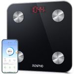 RENPHO Scale for Body Weight, Elis 1 Smart Bathroom Scale, Bluetooth Body Fat Monitor Weight Scale, Digital BMI Body Composition Monitor with Smart App, 396lbs