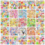 1000 Pcs Water Bottle Stickers for Kids, Mixed Colorful Sticker Packs, Vinyl Waterproof Stickers for Kids,Teens,Girls,Adults,Teacher | Cute Bulk Stickers for Waterbottle,Scrapbook,Laptop