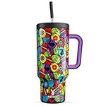 Meoky 40 oz Tumbler with Handle and