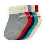 HEELIUM Bamboo Socks for Baby: Extra Cushioning, Skin Friendly, Gentle Fit, Non-Slip, Comfortable Socks for New Born Baby