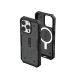 URBAN ARMOR GEAR UAG Designed for iPhone 16 Pro Case 6.3" Pathfinder - Compatible with MagSafe Charging Rugged Shockproof Anti-Slip Military Grade Protective Cover, Silver