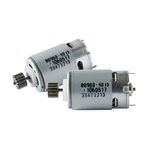 Pair of 12 Volt # 7R Motor Pinion (15T) for Fisher Price Power Wheels Kids Ride On Car, 12V Replacement Gearbox Motor