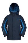 Mountain Warehouse Samson II Kids Waterproof Jacket Navy Kids 7-8 Yrs (116-128 cm)