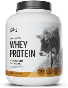 Levels Grass Fed 100% Whey Protein, No Hormones, Vanilla Cinnamon, 5LB
