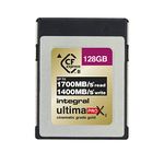 Integral 128GB CFexpress Memory Card Type B 2.0 12K and 8K RAW and 8K 120 FPS 1700MB/s Read 1400MB/s Write Speed 1300MB/s Sustained Write Speed Designed for Advanced Cinematic and DSLR Cameras