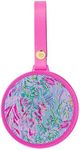 Lilly Pulitzer Portable Bluetooth Speaker, Small Wireless Outdoor Speaker with Leatherette Strap to Attach on Coolers/Bags, Best Fishes