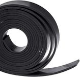 TORRAMI Solid Neoprene Rubber Strips Roll 1/16 (.062) inch Thick X 1 inch Wide X 10 Feet, for DIY Weather Stripping, Gasket, Seal