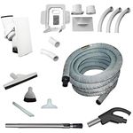 Hide-A-Hose Retractable Hose Central Vacuum System Kit (50 Feet)