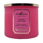 Bath & Body Works, White Barn 3-Wick Candle w/Essential Oils - 14.5 oz - New Core Scents! (Cactus Blossom)