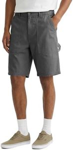 JMIERR Mens Cargo Shorts Cotton Carpenter Shorts Elastic Waist Work Shorts for Men Construction with Pockets Summer Clothes, M, Dark Grey