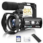 Video Camera, 8K Camcorder 48MP 15F