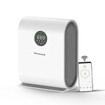 Honeywell New Launch Air Purifier for Home, 4-stage filtration, Covers 589 sq.ft,H13 HEPA Filter, WiFi App&Voice Control, Filter Life Upto 9000 Hrs, Removes 99.99%PM2.5, AQI LED Display - Air Touch V5