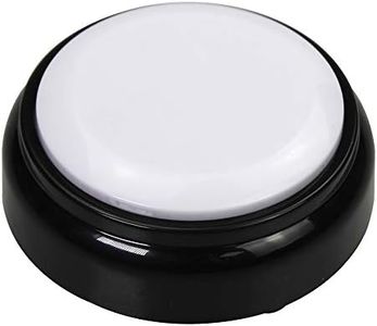 Recordable Sound Button- Record & Playback Your Own Message- Recordable Talking Button 30 Second-Answer Buzzers for Funny Novelty Office Desk Gag Gift Custom That was Easy Button