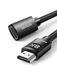 UGREEN HDMI Extension Cable 8K HDMI Extender, Male to Female HDMI Extender Cord 8K@60Hz 4K@120 Ultra High Speed 48Gbps, Compatible with MacBook Pro 2021 Roku TV Stick Xbox PS5 (2M)