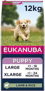 Eukanuba Complete Dry Dog Food for Puppy Large and Giant Breeds with Lamb and Rice 12 kg