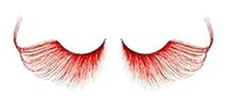 Zink Color Red False Synthetic Eyel