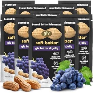 Peanut Butter Reinvented. Peanut Butter & Jelly All Natural No Added Sugar Healthy Snacks for Kids & GLP-1 Friendly Healthy Snacks for Adults w/MCT Oil for Energy & Focus - Vegan, Keto, Gluten Free