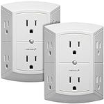 Fosmon 6 Outlet Wall Adapter Tap - 