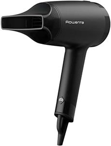 Rowenta Express Style Asciugacapelli, potente, pulsante aria fredda, 2 impostazioni di velocità/temperatura, concentratore per una piega precisa, design compatto e ultraleggero, nero, CV1801