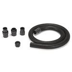 Shop-Vac 9050333 Hose, 2.5 in Diameter x 8 Ft Length, Long Reach, Vacuum Hose, Black, (1 Pack)