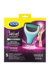 Scholl Velvet Smooth Electric Callus Remover Pro - for Callus Removal on Wet and Dry Feet - Rechargeable - 1 Device + Charging Station (Pack of 1)