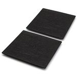 TIKUSAN Serving Platters, Sushi Plate Set of 2, Square Plates Made in Japan, Ceramic Plates for Dinner Party Restaurant for Appetizer, Meat, Dessert (Black)