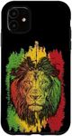 iPhone 11 Rasta Jamaican Lion Gift for Rastafari & Reggae music fans Case