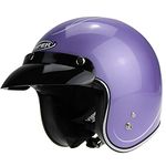 ViPER RS05 Open Face Motorcycle Motorbike Helmets Adult Electric Bike & Road Bike Legal ECE 22.06 Approved Scooter Touring Moped Crash Jet Helmet Protection Wear for Men Women (Lilac,M)