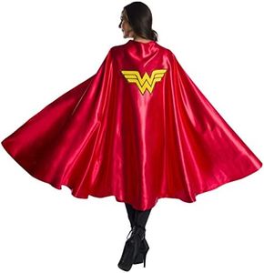 Rubie's womens Dc Comics Deluxe Wonder Woman Cape Costume Accessory, As Shown, One Size US, As Shown, One size