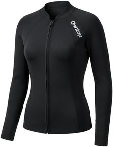 Owntop Women Wetsuit Top, 2mm Thermal High Stretch Neoprene