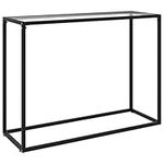 vidaXL Modern Transparent Console T