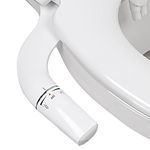 Vantency Ultra-Slim Bidet Attachment for Toilet UK,Non-Electric Cold Water Bidet Toilet with Dual Nozzle,Adjustable Water Pressure,Rear/Feminine Wash