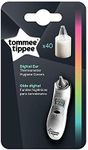 Tommee Tippee Digital Ear Thermometer Hygiene Covers with Tiny Tips Ideal for Newborns, Pack of 40