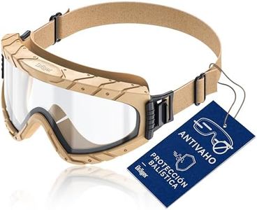 Dräger X-pect 4900 | Gafa de visión completa antipolvo y antivaho, para usuarios de gafas | Para obras, laboratorios, talleres | Lente de policarbonato resistente a los arañazos y a las roturas |beige