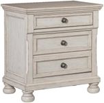Homelegance 2-Drawer Nightstand, On
