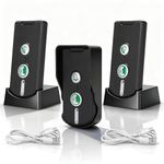 Wireless Intercom Audio Doorbell, Intercomunicador Ring Doorbell, 2 Way Voice Intercom Doorbell System for Home Office Hotel Hospital Business (Black)