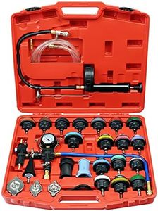 JoyFans Coolant Pressure Tester Kit, Cooling System Coolant Vacuum Refill Kit Automotive Tools Works on Radiator Leak Test & Coolant Fill Purge Service for Cars Trucks Airlift
