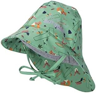 Sterntaler Regenhut Waldtiere Cappello Impermeabile, Verde, 47 Bambini e Ragazzi