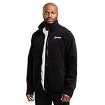 Berghaus Men's Torus Fleece Jacket with Polartec Classic Microfleece, Men's Insulated Mid-layer Fleece, Outdoors, Walking, Trekking and Hiking Clothing, Black, L