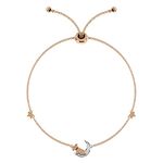 RADLEY Ladies 18ct Rose Gold Plated Sterling Silver Dog On 'moon & stars' Bracelet RYJ3129S